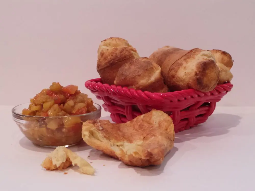 Citrus Popovers with Tropical Chutney