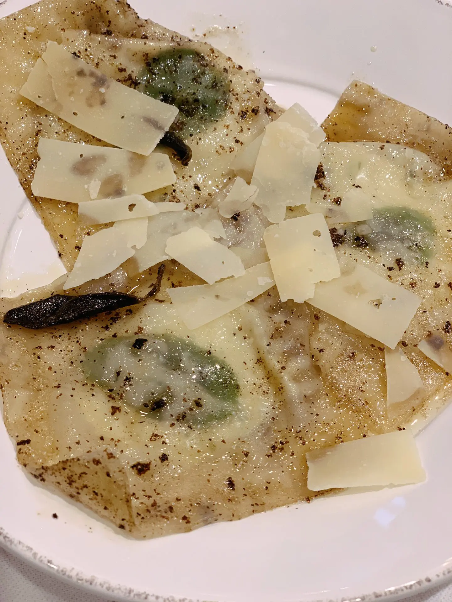 Chicken wonton ravioli from the Jorj.com legacy archives