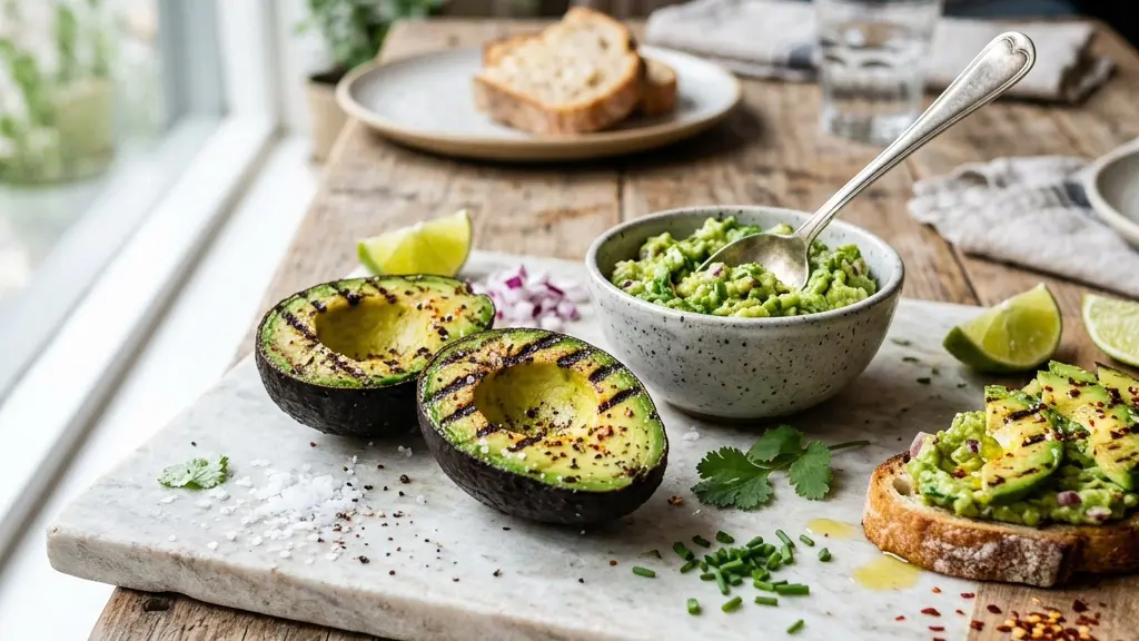 Stunning plated serving of A Celebration of National Guacamole Day, a chef-tested recipe by Chef Jorj Morgan.