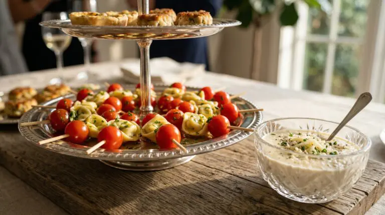 Stunning plated serving of Catering with Martha & Afternoon Card Games, a chef-tested recipe by Chef Jorj Morgan.