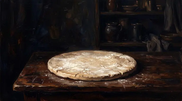 A hot, freshly baked homemade cheese pizza straight from the oven, with bubbling mozzarella and a crispy golden crust.