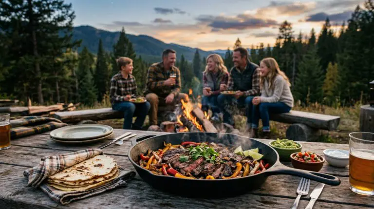 Stunning plated serving of The Chuck Wagon Ride, a chef-tested recipe by Chef Jorj Morgan.