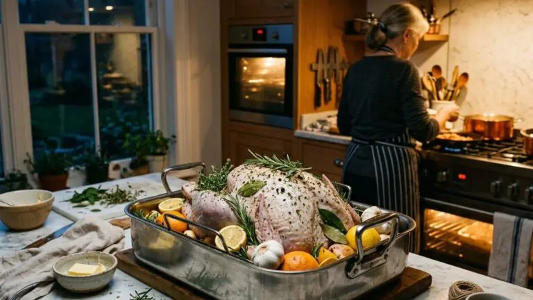 Stunning plated serving of The Final Countdown to Turkey Day, a chef-tested recipe by Chef Jorj Morgan.