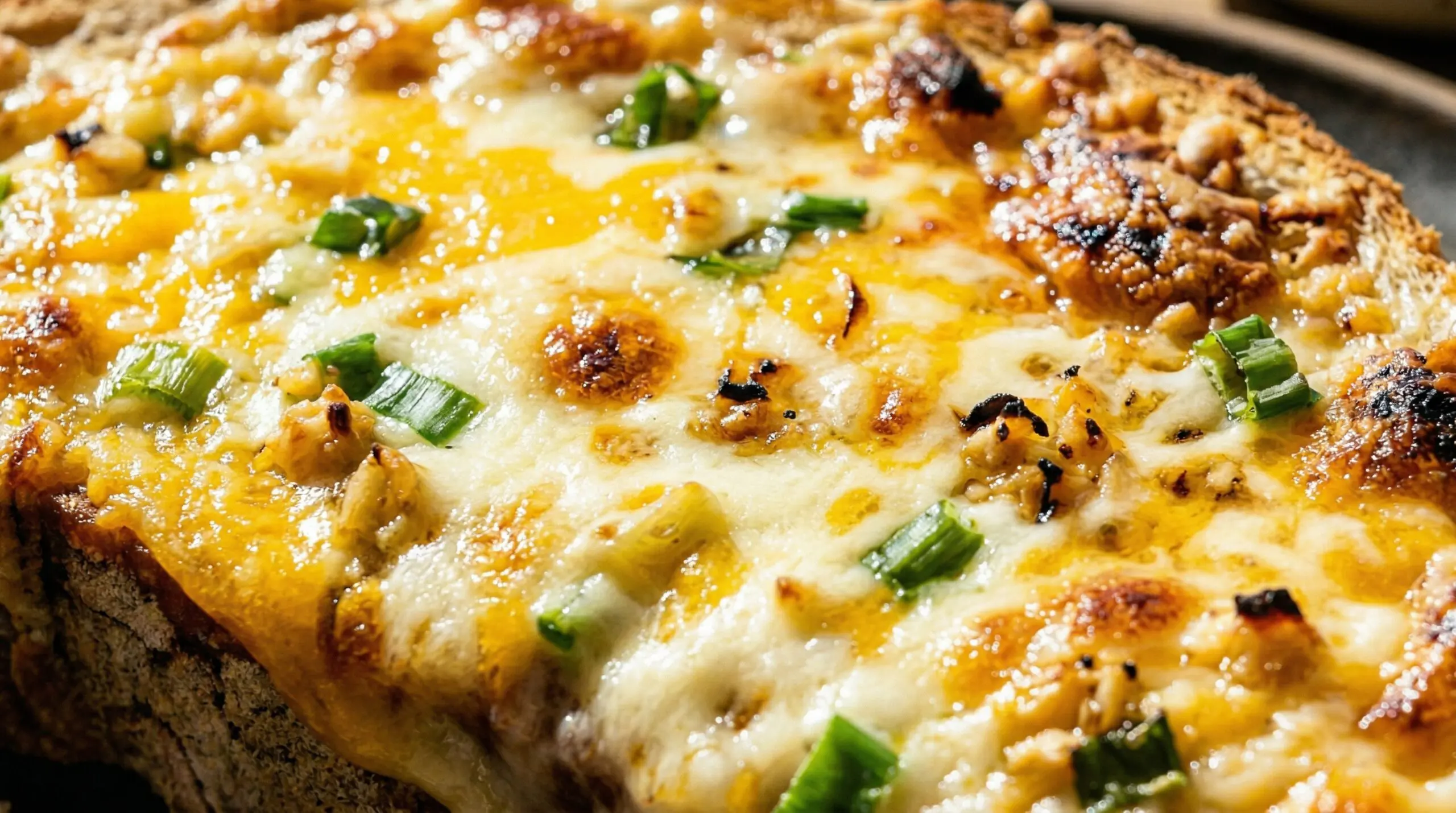 Stunning plated serving of Triple-Cheese Garlic Bread, a chef-tested recipe by Chef Jorj Morgan.