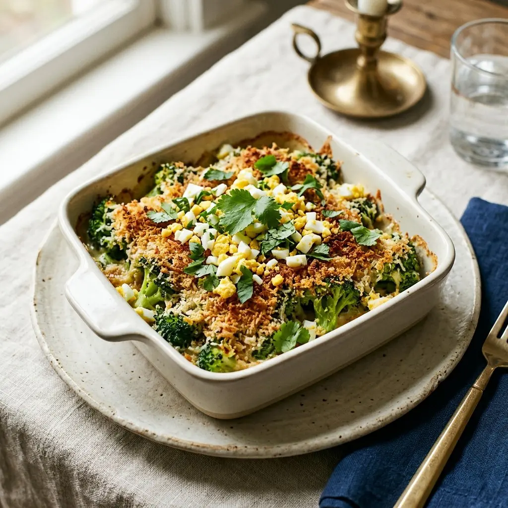 Stunning plated serving of Broccoli a Couple of Way, a chef-tested recipe by Chef Jorj Morgan.