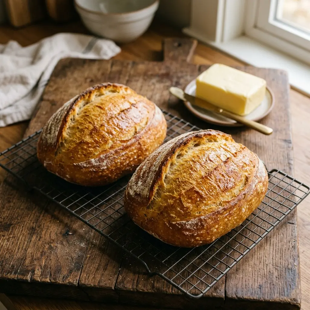 Stunning plated serving of Basic White Bread, a chef-tested recipe by Chef Jorj Morgan.