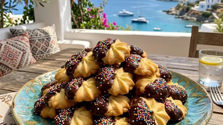 Stunning plated serving of Italian Butter Cookies, a chef-tested recipe by Chef Jorj Morgan.