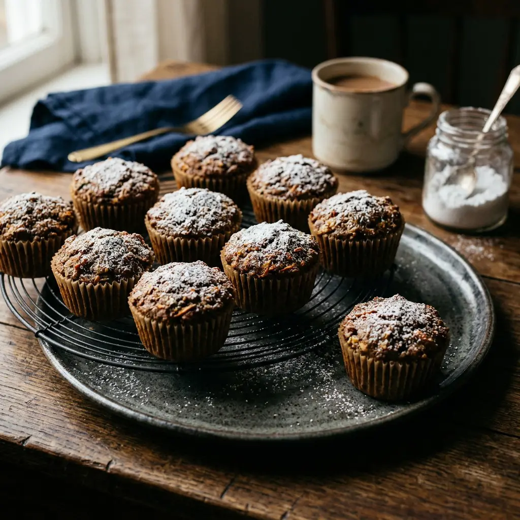 Chef tested Carrot, Zucchini, and Apple Muffins recipe by Chef Jorj Morgan