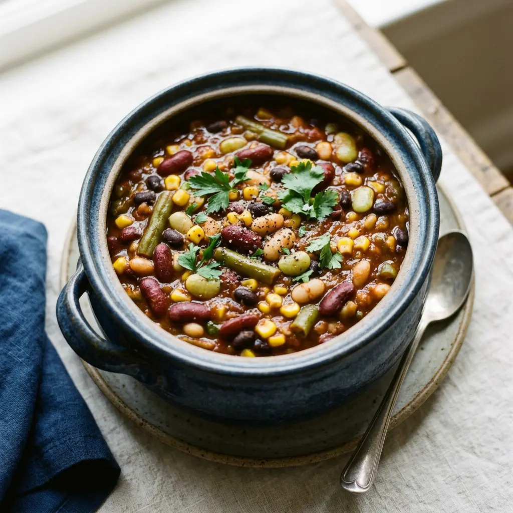 Chef tested Pretty Potluck Beans recipe by Chef Jorj Morgan