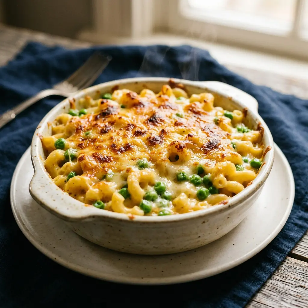 Chef tested Mac ‘n Cheese ‘n Peas recipe by Chef Jorj Morgan