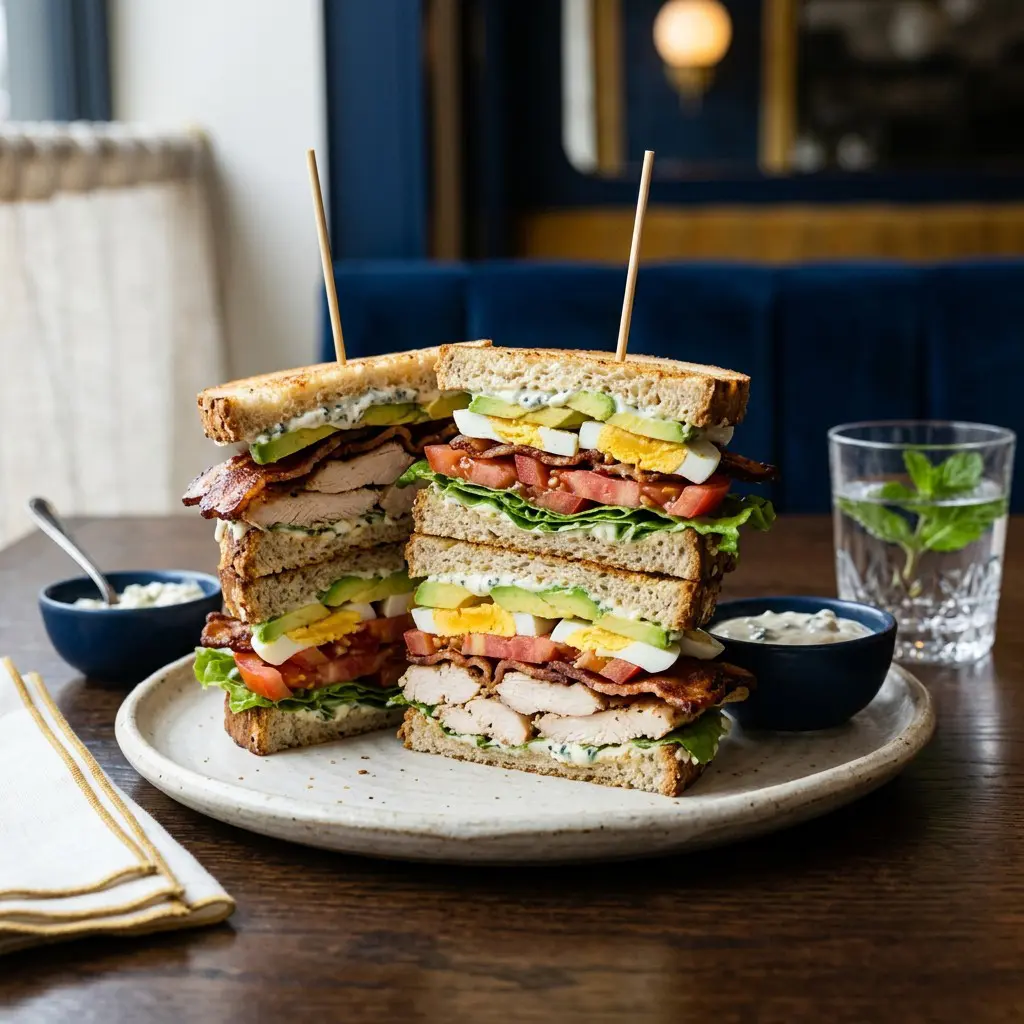 Chef tested Chicken Cobb Club Sammies recipe by Chef Jorj Morgan