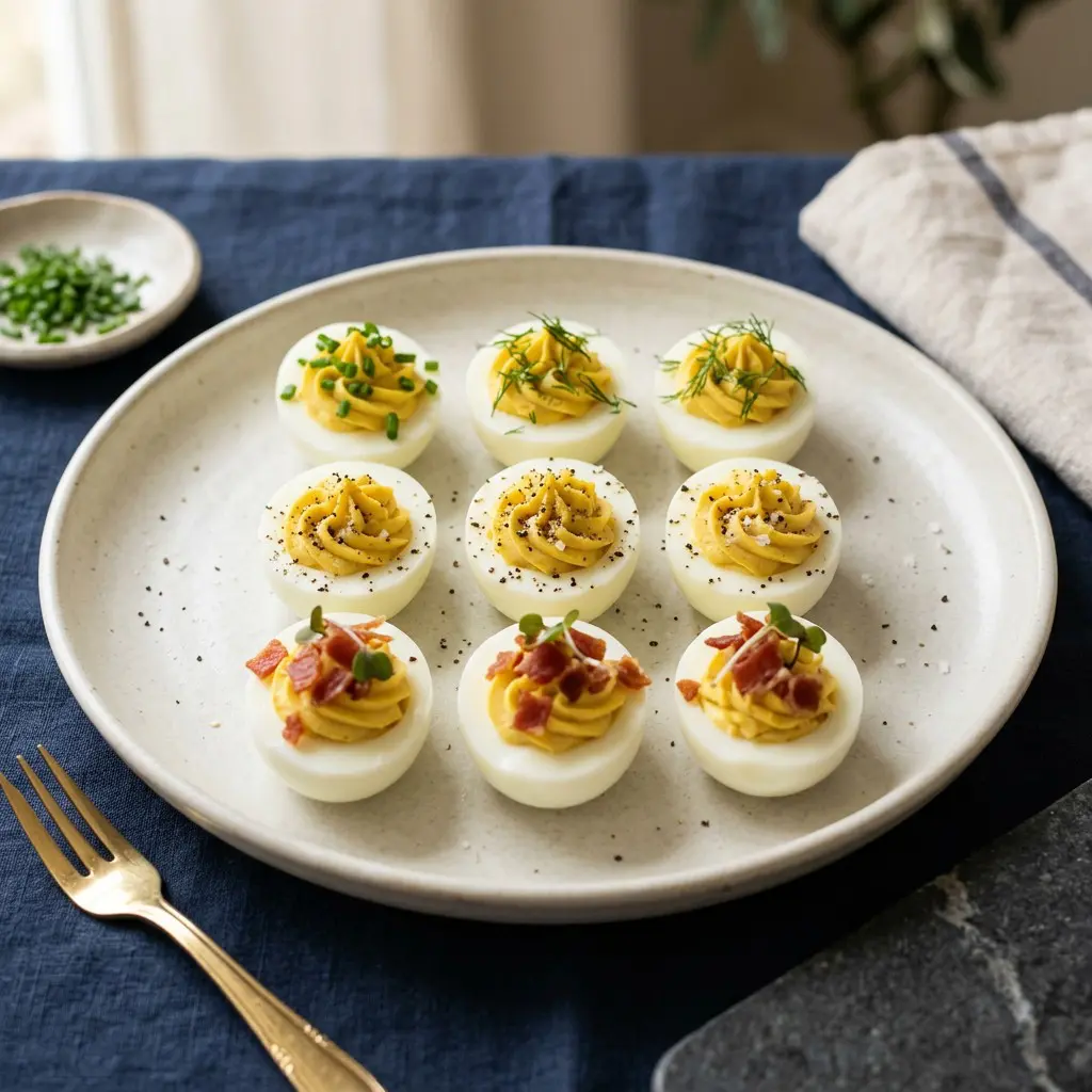 Chef tested Trio of Devily Eggs recipe by Chef Jorj Morgan