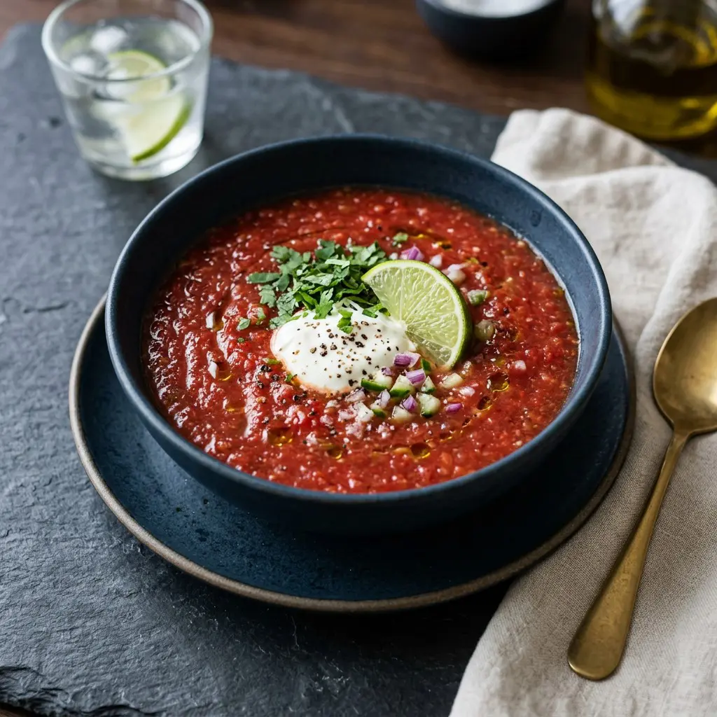 Chef tested Easy Classic Gazpacho recipe by Chef Jorj Morgan
