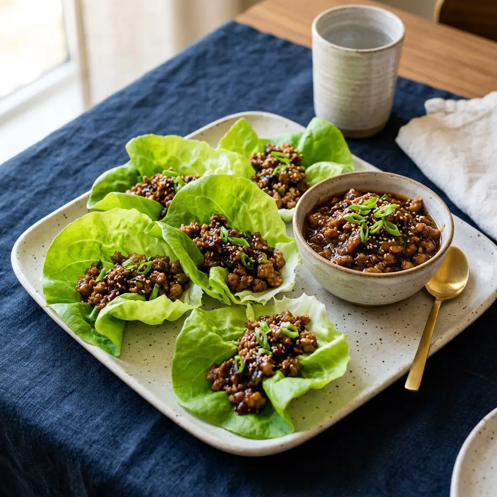 Chef tested Spiced Pork Lettuce Wraps recipe by Chef Jorj Morgan