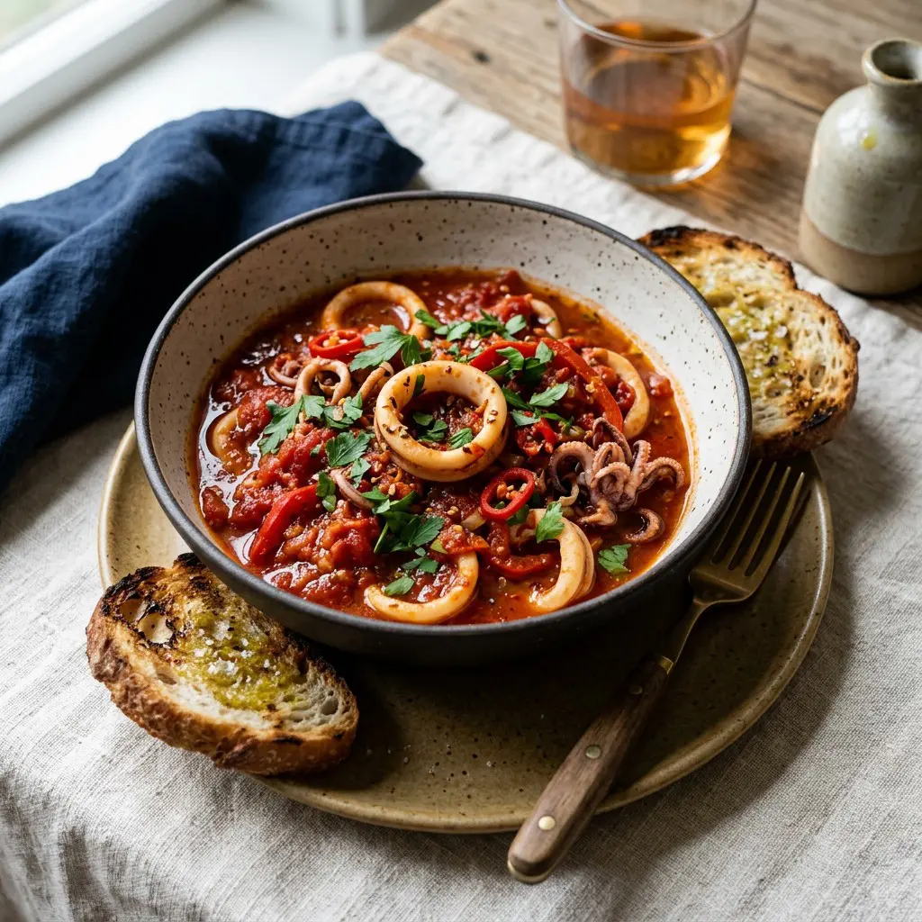 Chef tested Calamari Fra Diavolo recipe by Chef Jorj Morgan