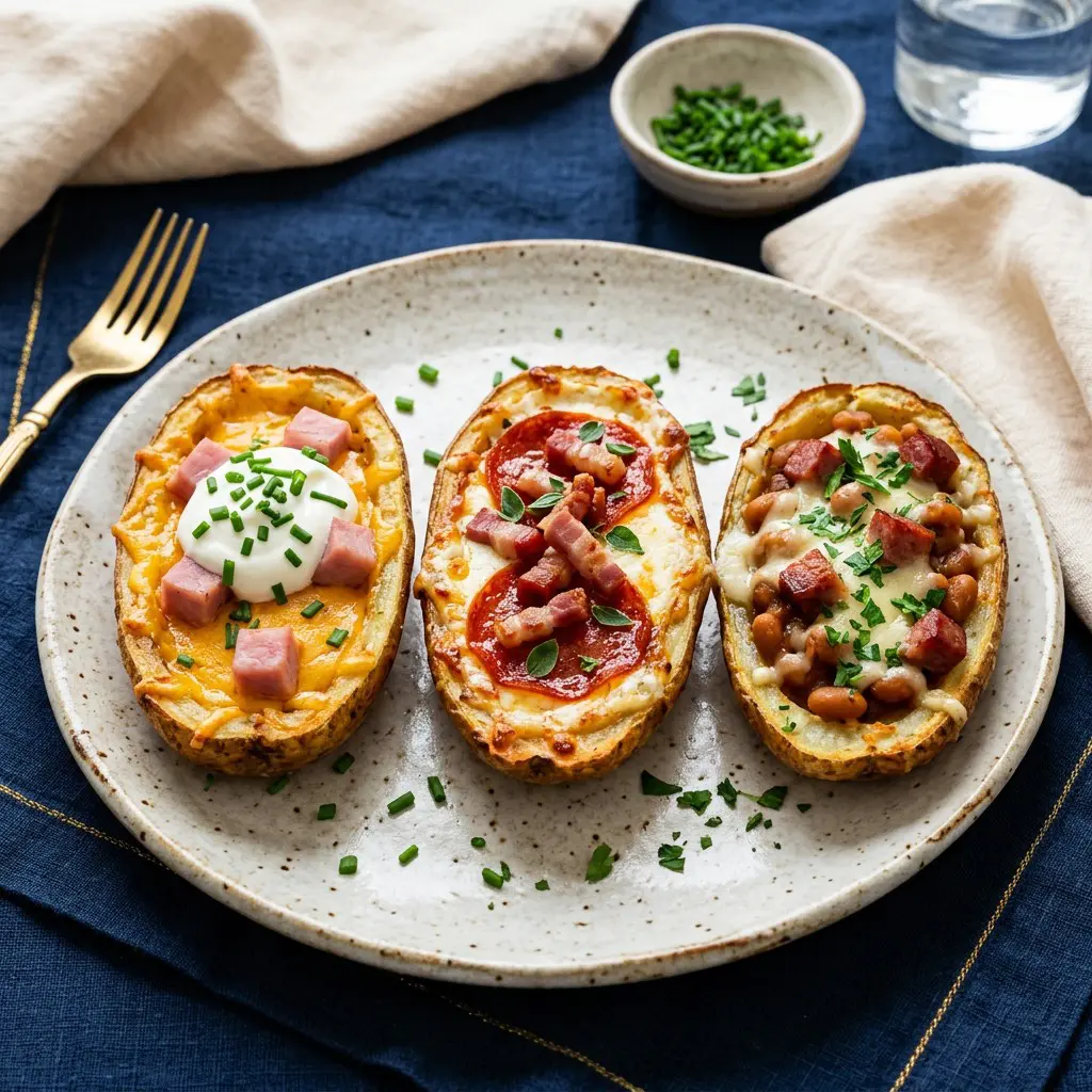 Chef tested Trio of Loaded Potato Jackets recipe by Chef Jorj Morgan