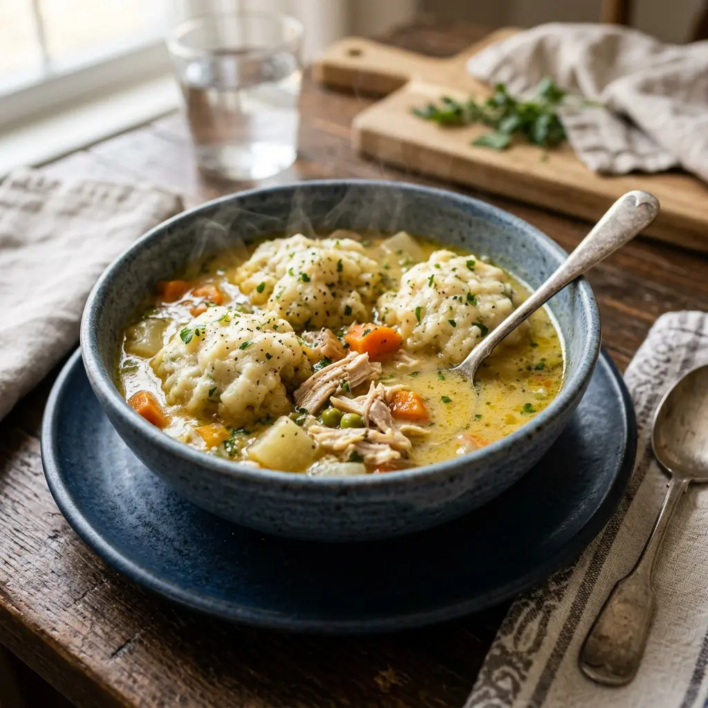 Chef tested Chicken ‘n Dumplin’s recipe by Chef Jorj Morgan