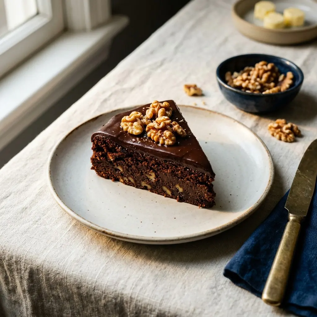 Chef tested Chocolate-Walnut Torte recipe by Chef Jorj Morgan