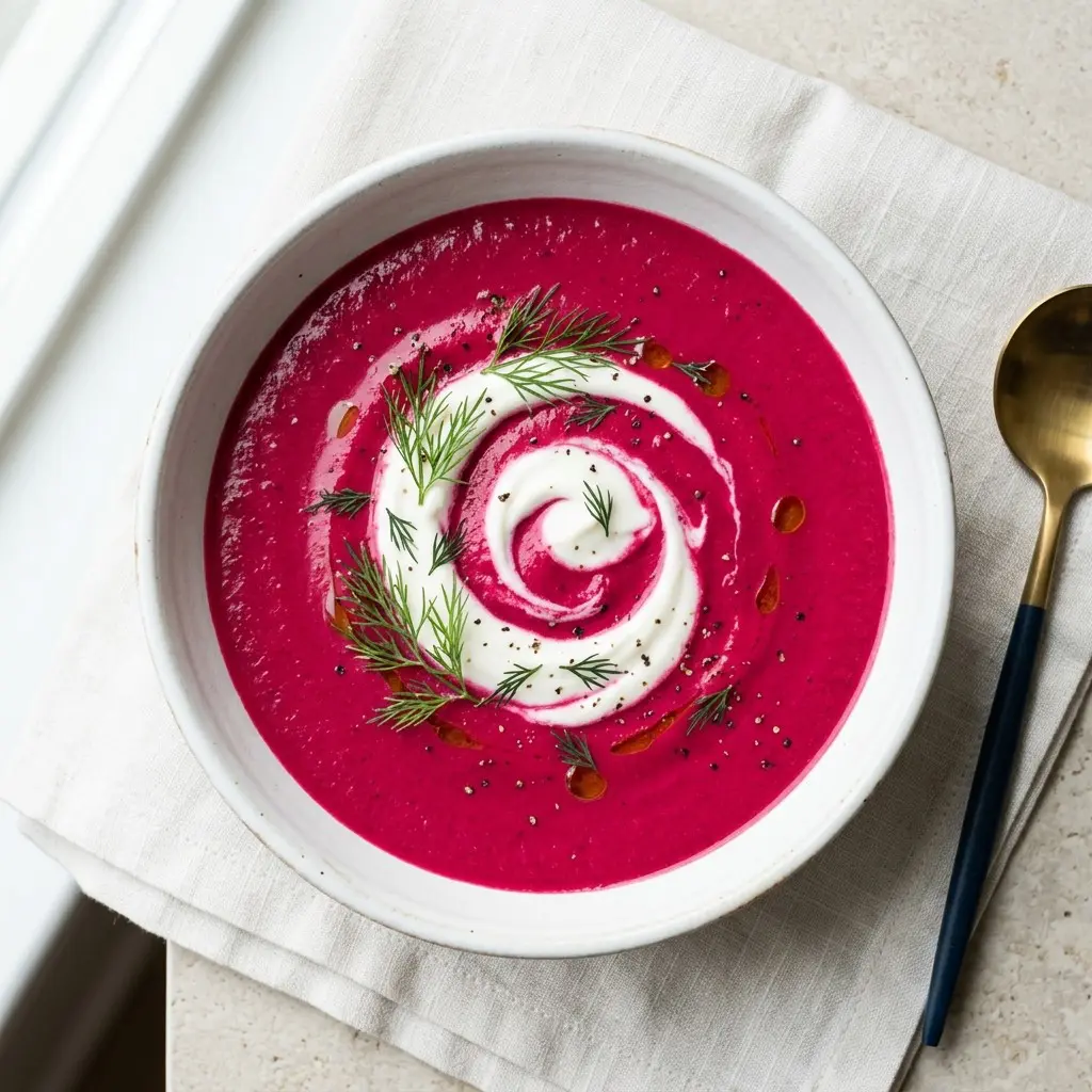 Chef tested Chilled Beet Soup recipe by Chef Jorj Morgan
