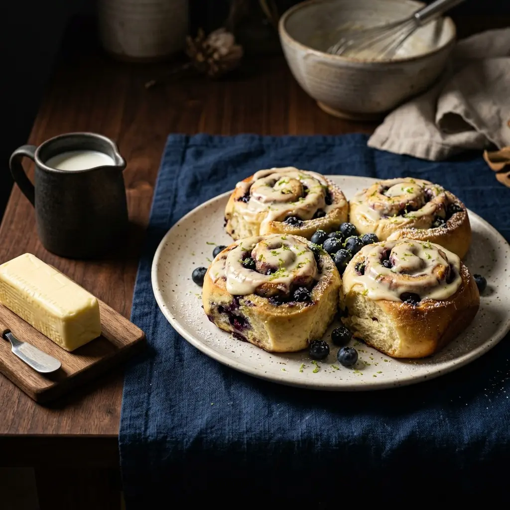 Chef tested Blueberry-Lime Breakfast Rolls recipe by Chef Jorj Morgan
