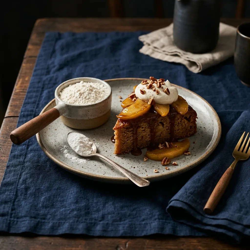 Chef tested Caramel Apple Cake Desserts recipe by Chef Jorj Morgan