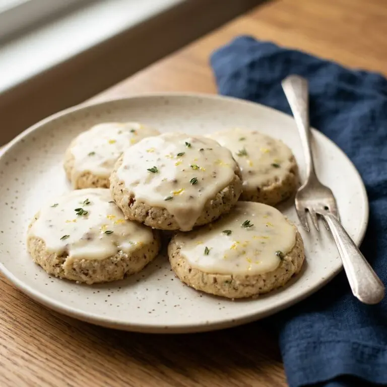 Chef tested Iced Thyme-Lemon Pecan Sandies recipe by Chef Jorj Morgan
