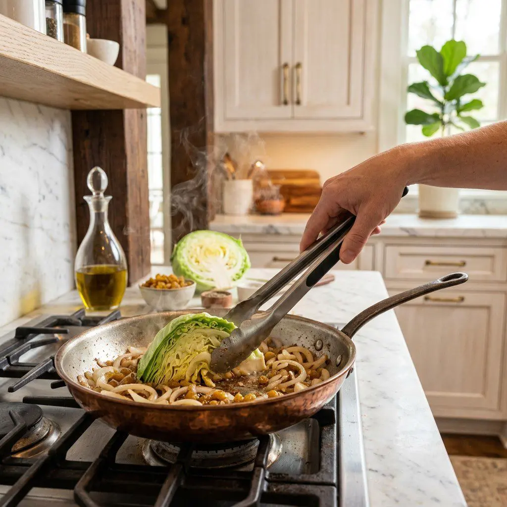 Home cook prepared steps for assembling and cooking Grammy’s Cabbage Rolls.