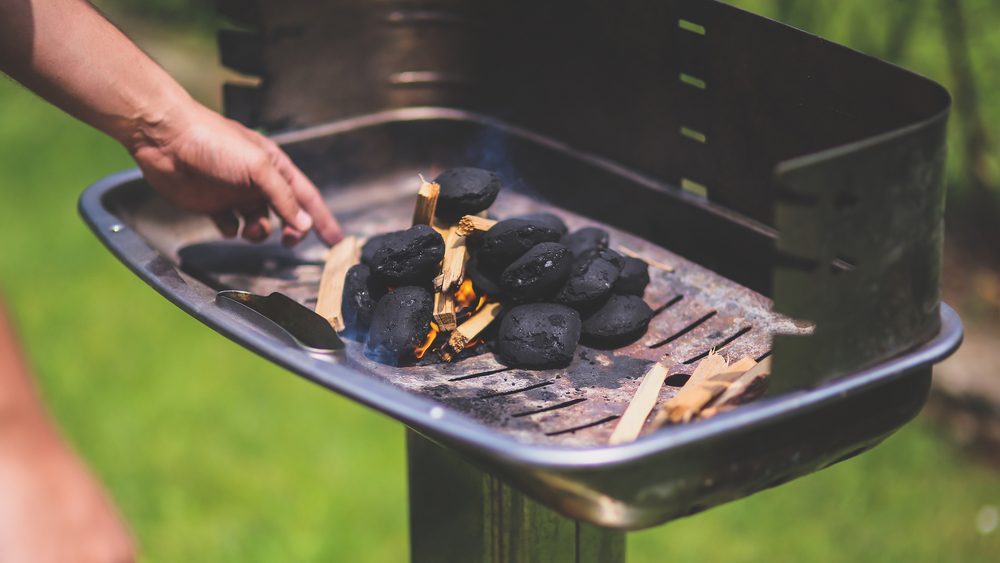 A variety of wood chips prepared for the grill.