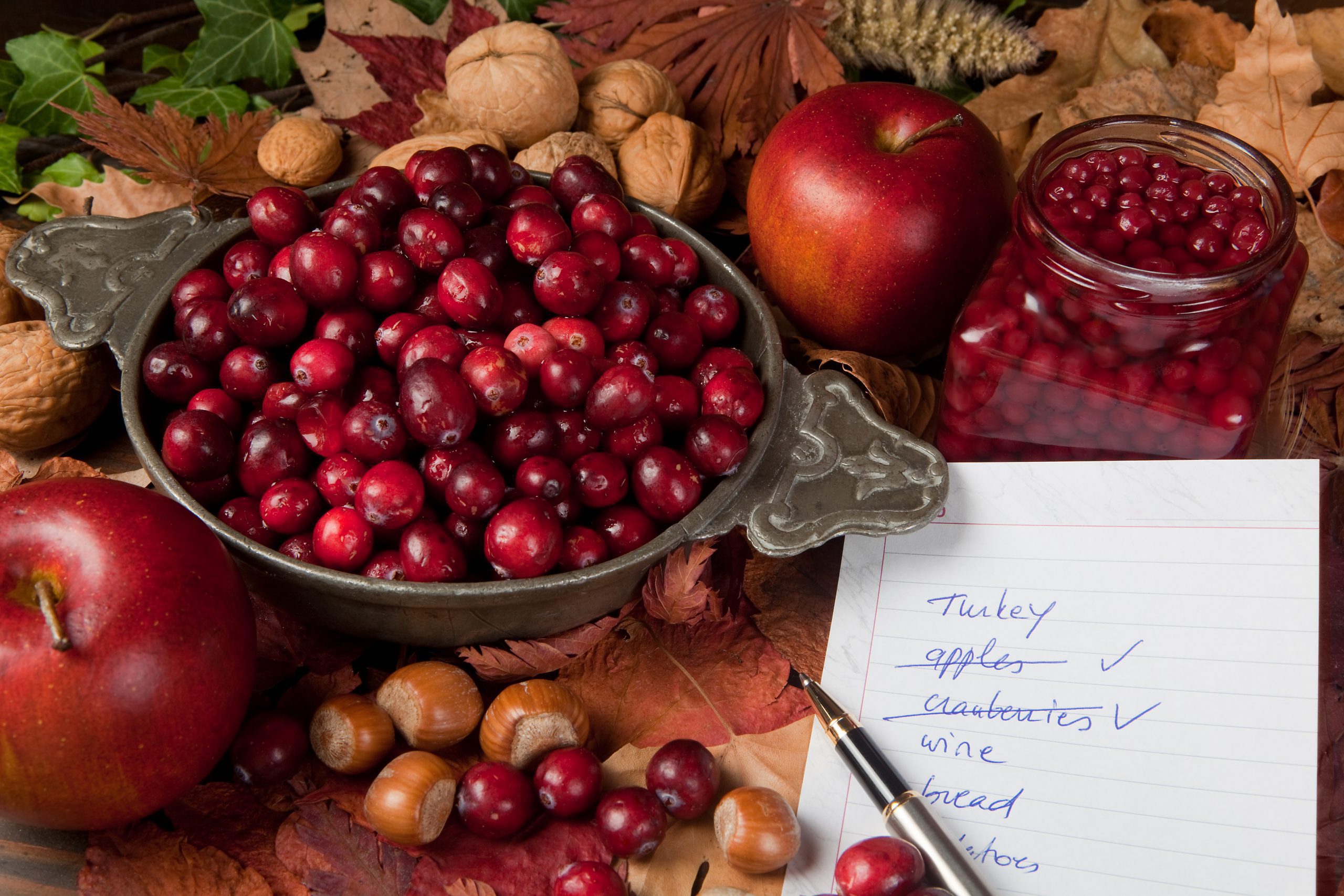 Writing out the ultimate Thanksgiving grocery and prep list.