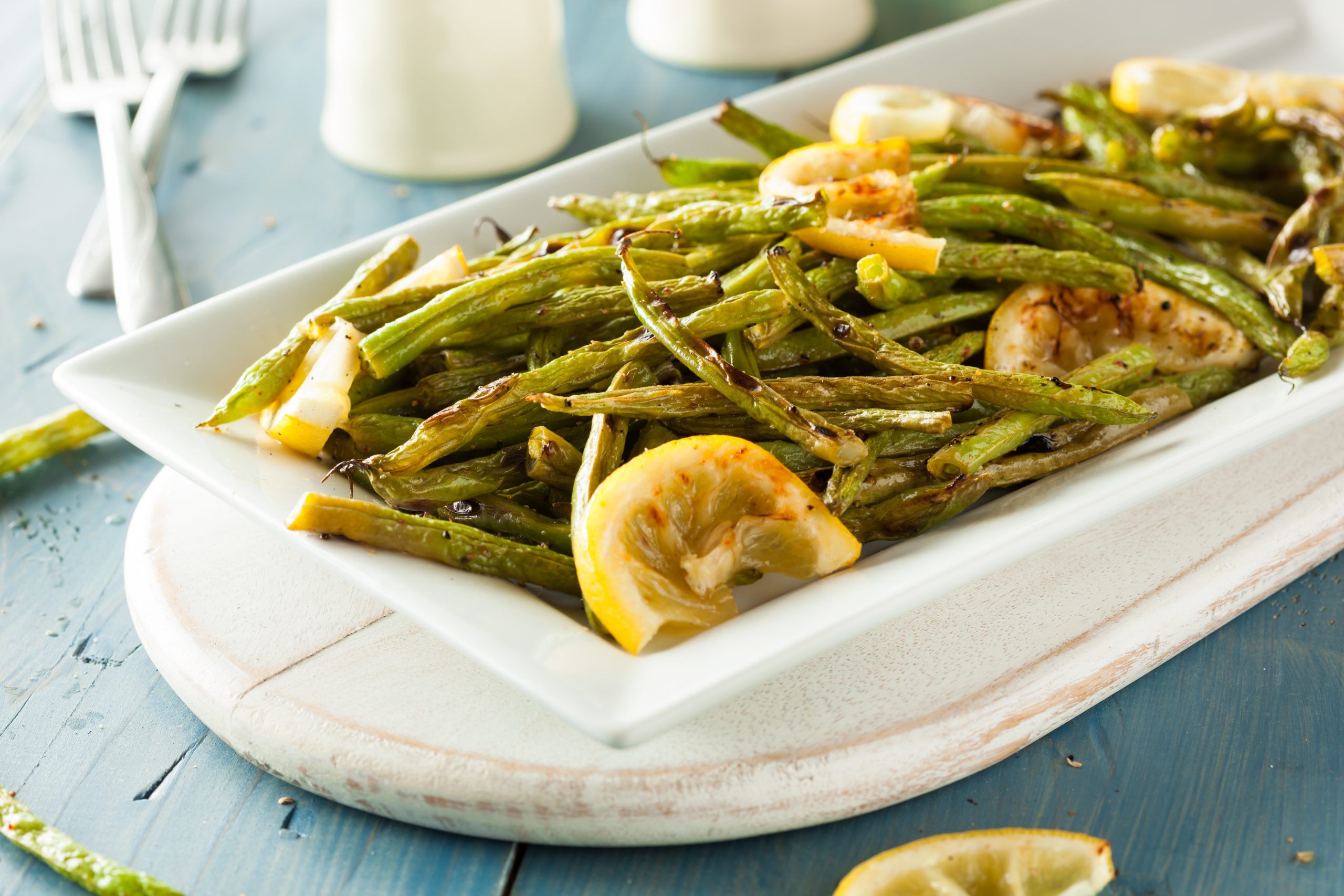 Homemade Sauteed Green Beans with Lemon and Garlic