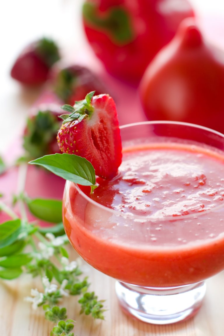 Chilled Strawberry Soup for Hot Days