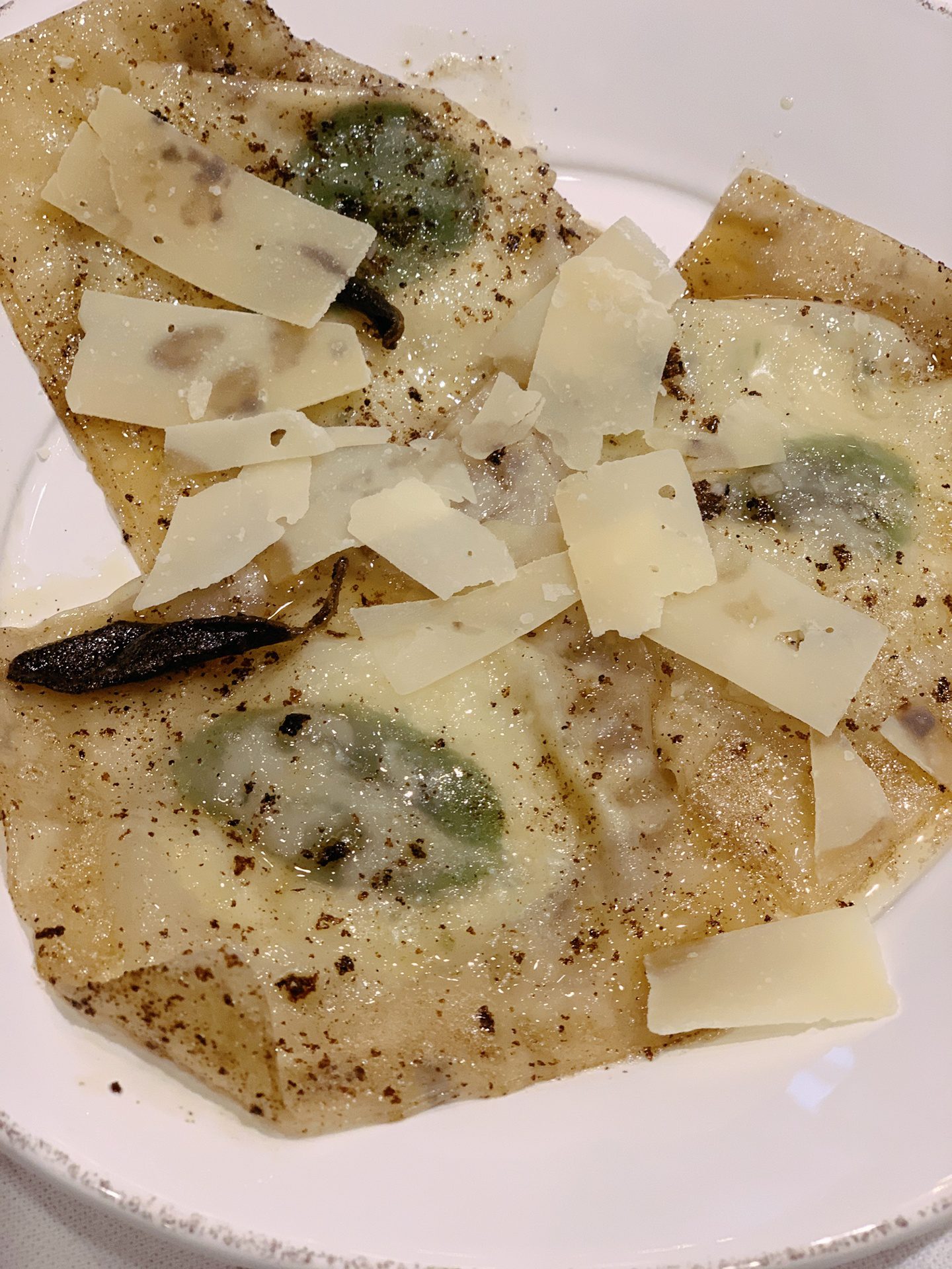Chicken wonton ravioli from the Jorj.com legacy archives