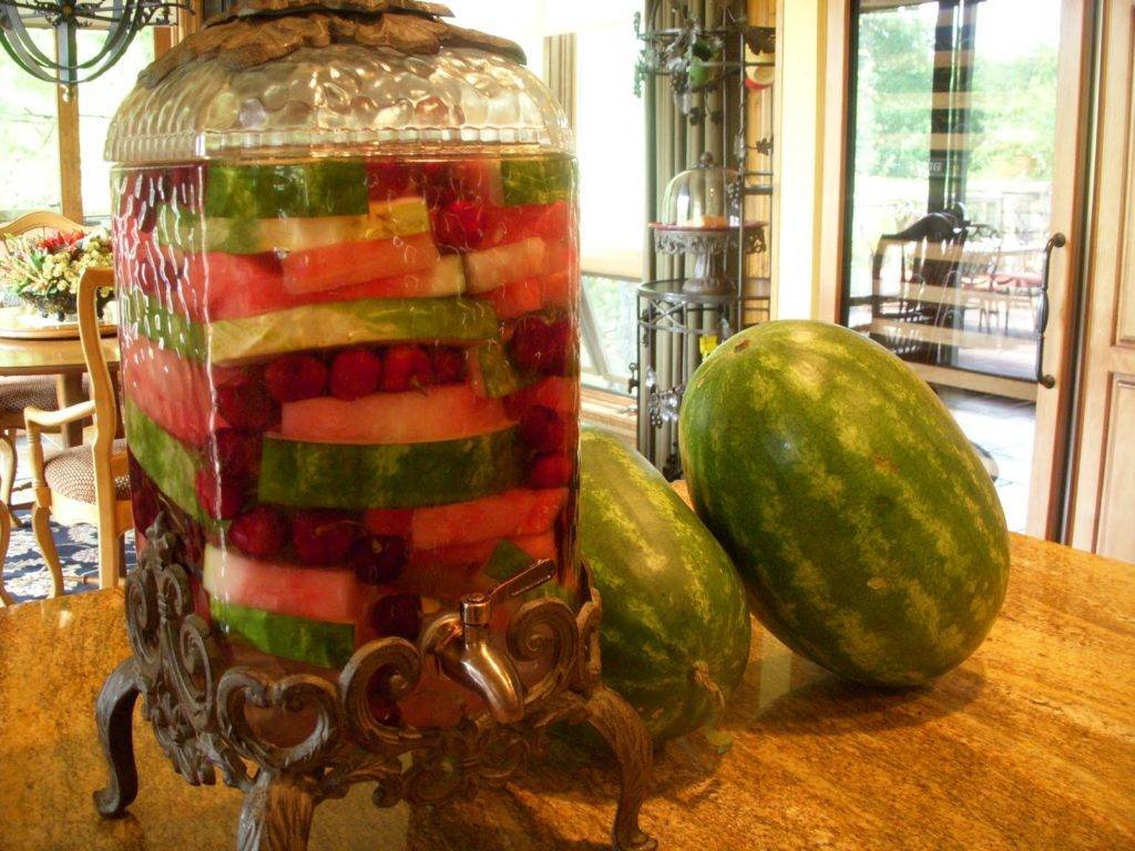 Watermelon Margarita Fruit Cocktail for Labor Day