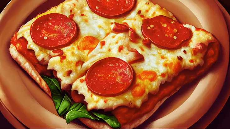 AI Generated Food Art representation