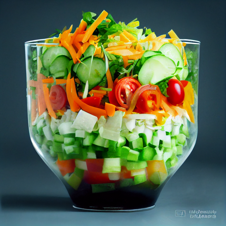 How to make a layered chopped salad display for party