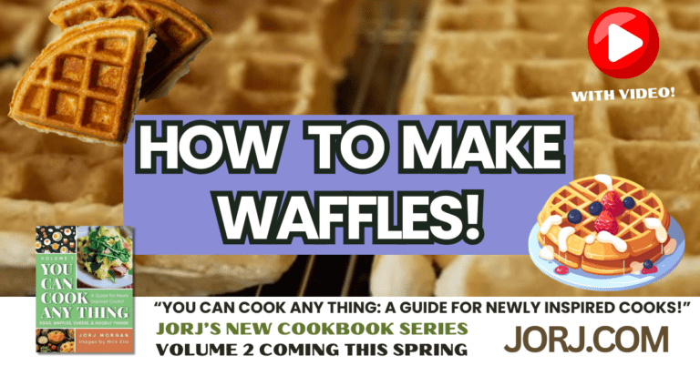 how to make homemade waffles