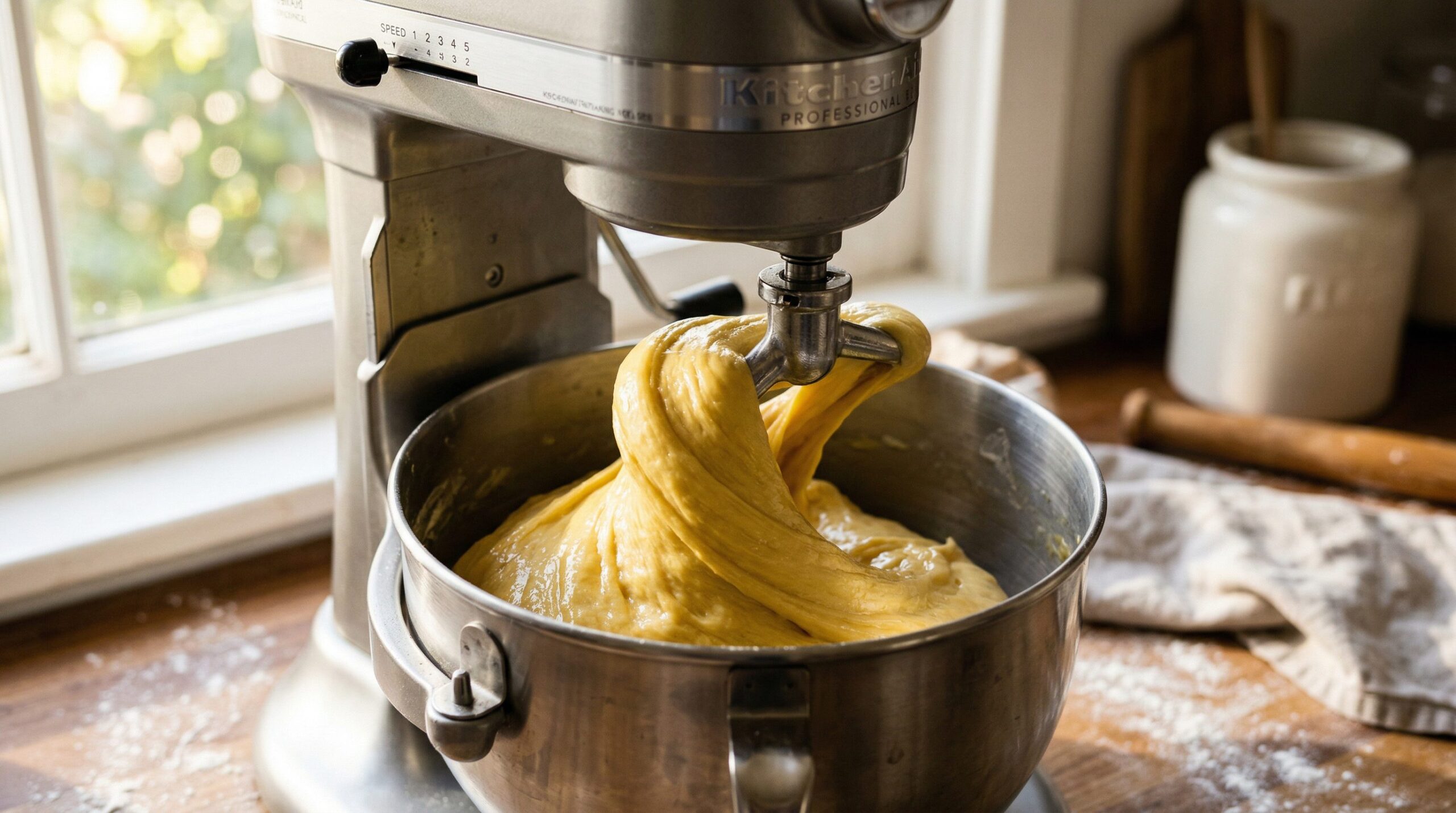 Ingredients for Raspberry Jelly Donuts arranged for preparation