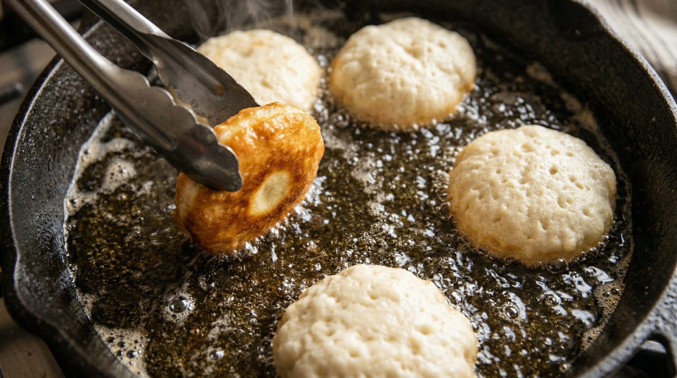 Raspberry Jelly Donuts being prepared