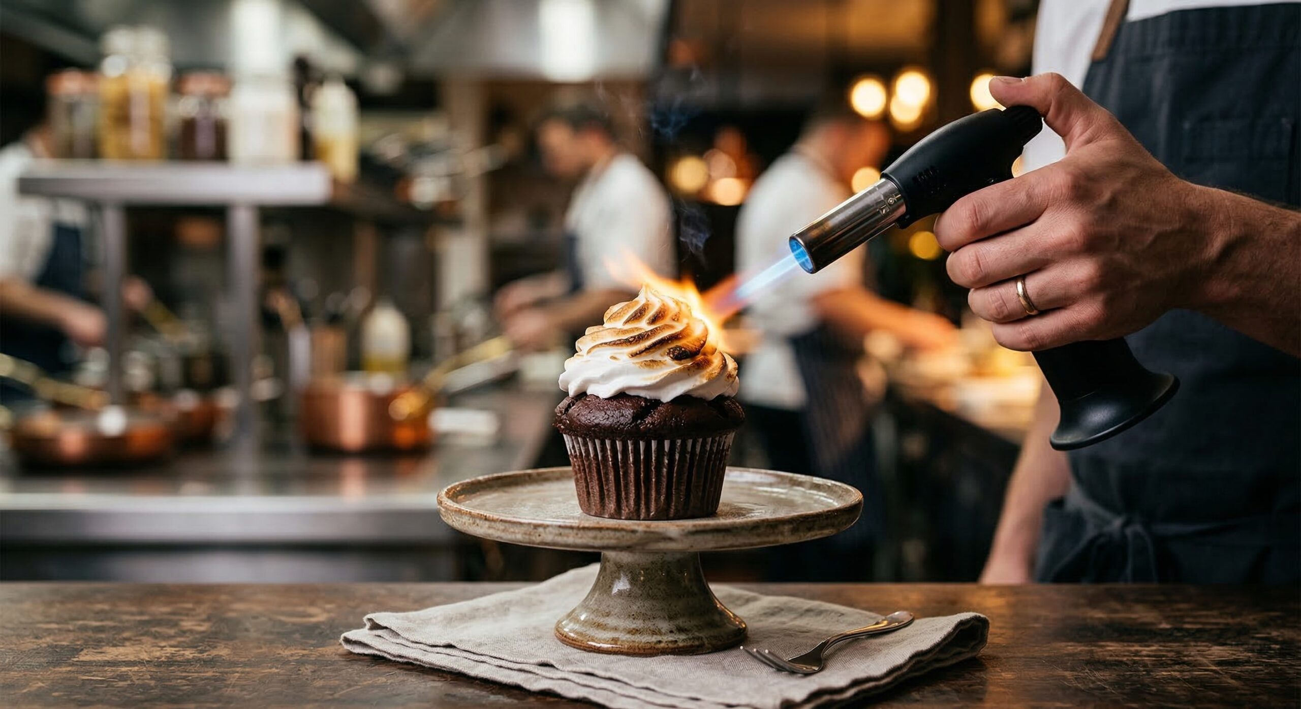 Ingredients for The Culinary Torch arranged for preparation