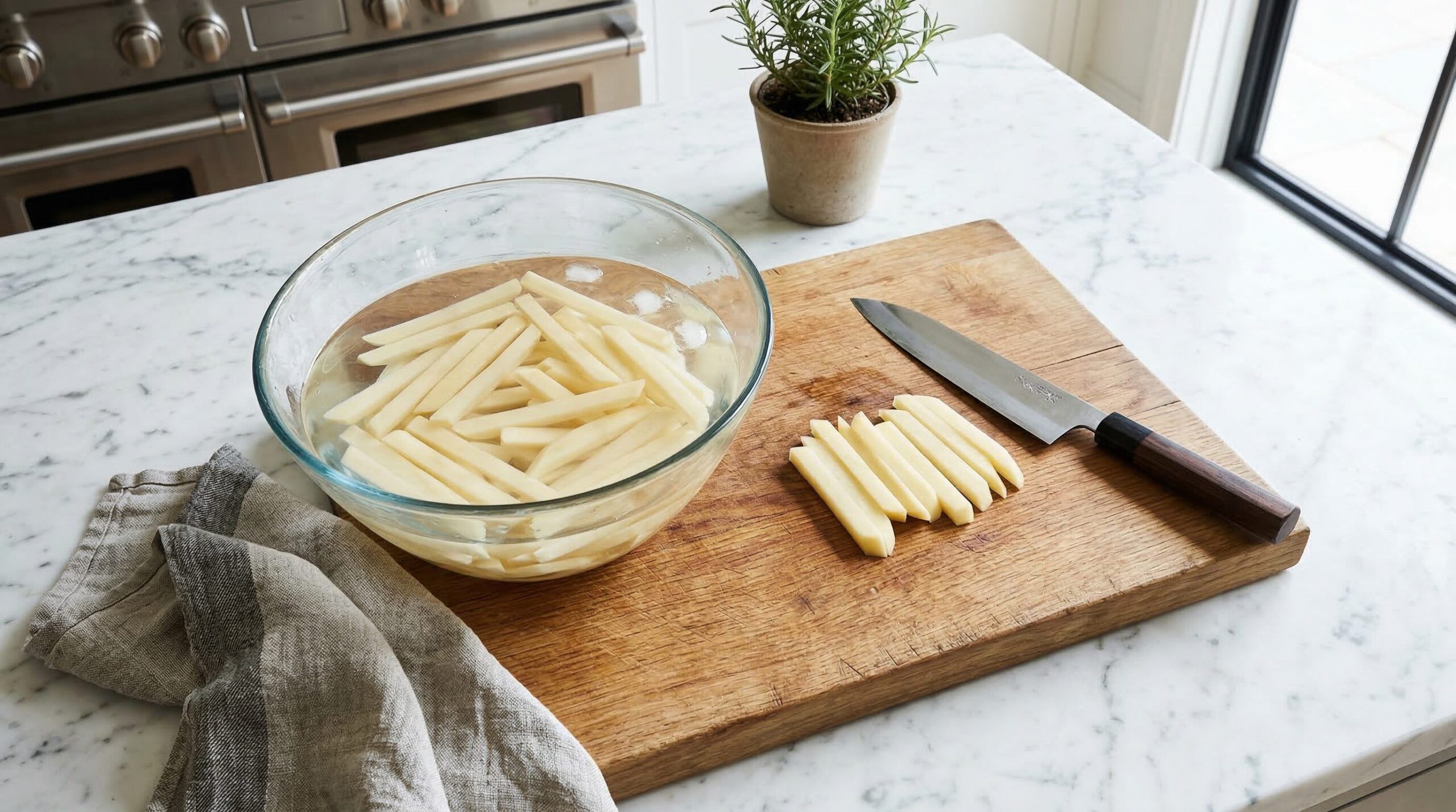An array of potatoes prepared four ways for the estate potato masterclass
