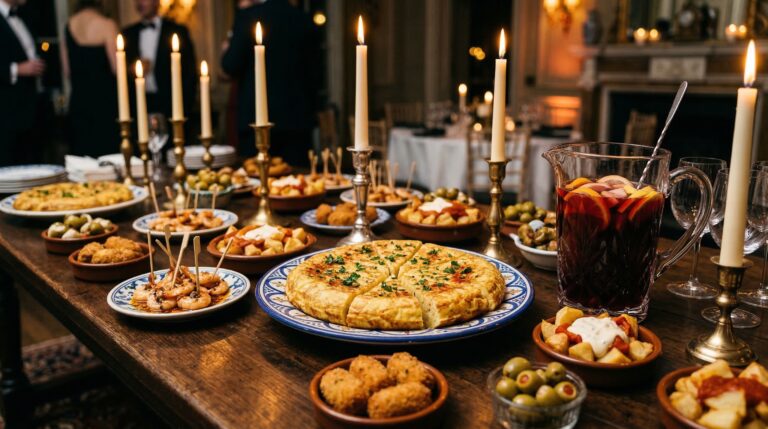 Stunning plated serving of Classic Spanish Potato Tortilla Omelet (Tortilla Española), a chef-tested recipe by Chef Jorj Morgan.