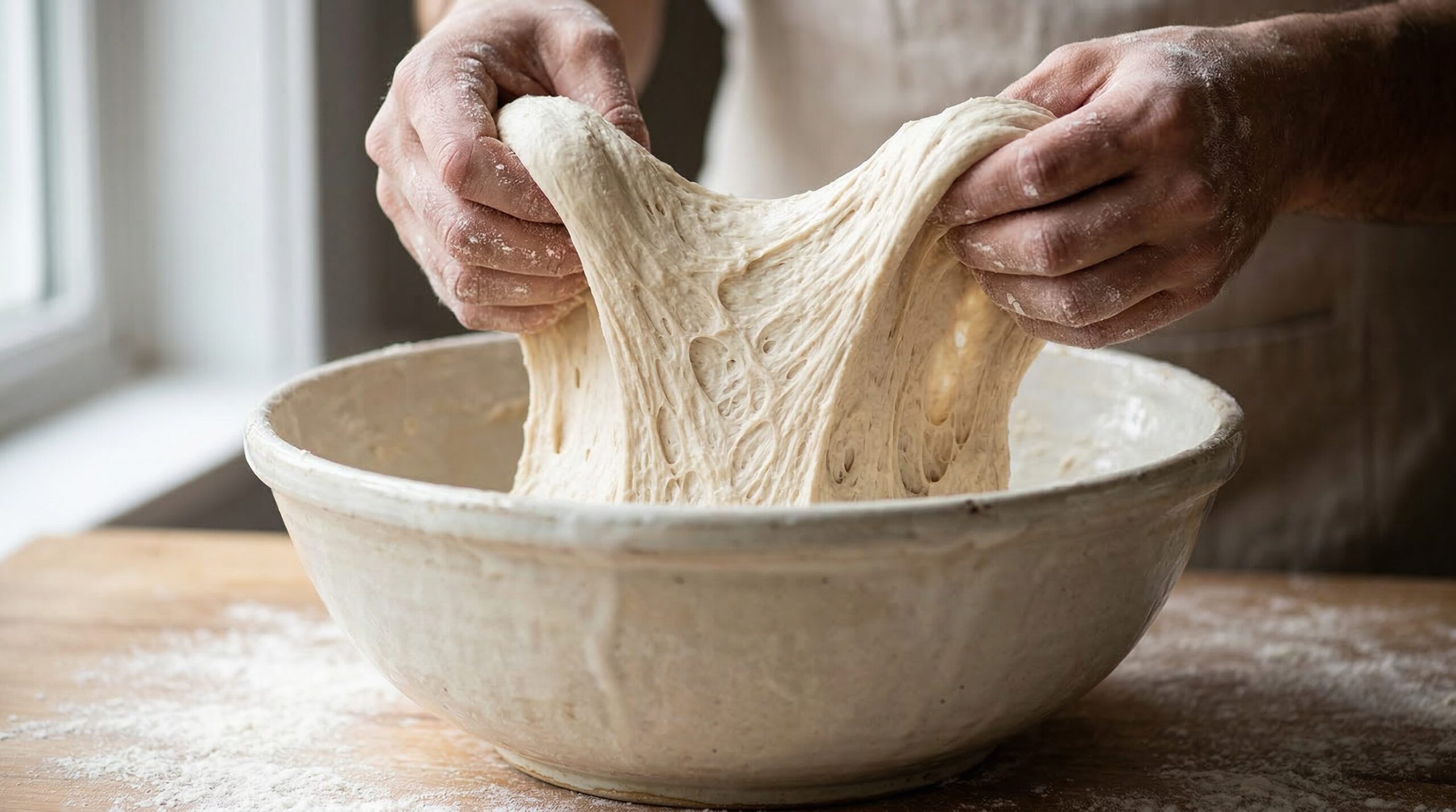 Heritage Sourdough Starter & Artisan Bread being prepared