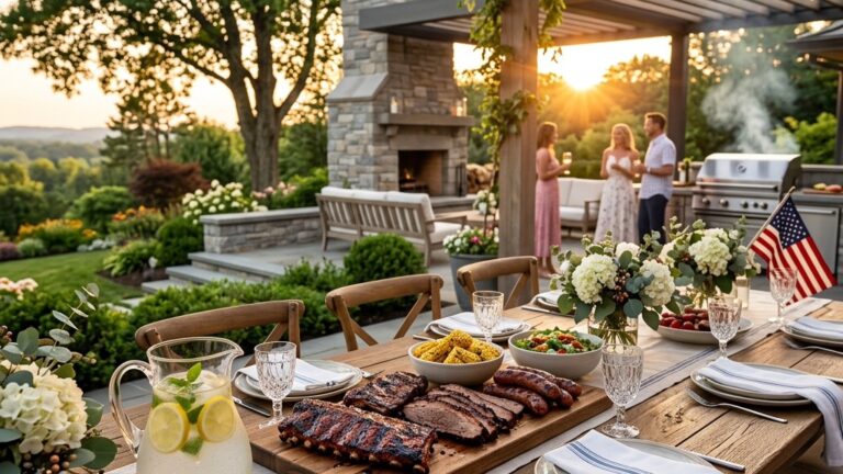 Stunning plated serving of A Socially Distanced BBQ, a chef-tested recipe by Chef Jorj Morgan.