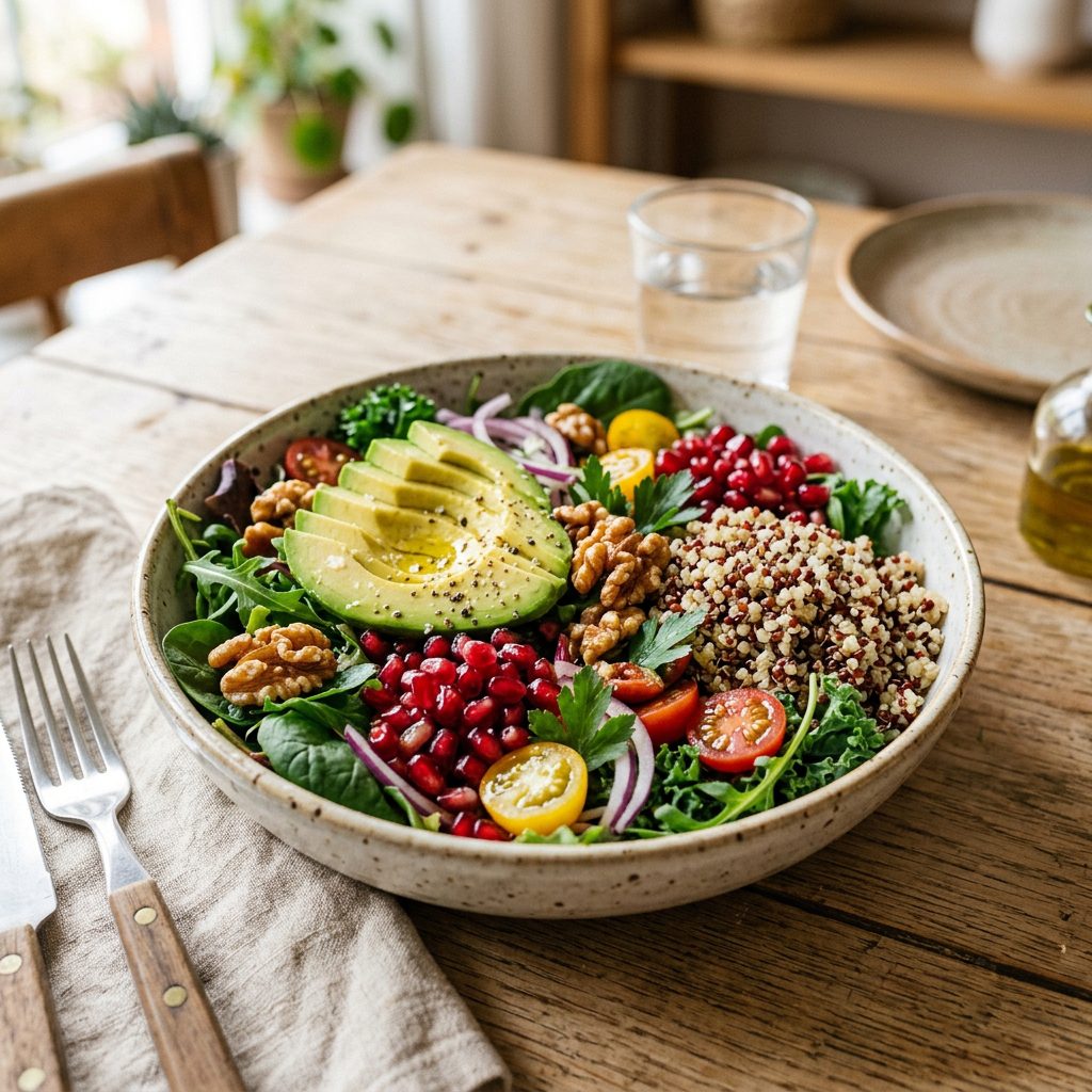 Vibrant salad bowl