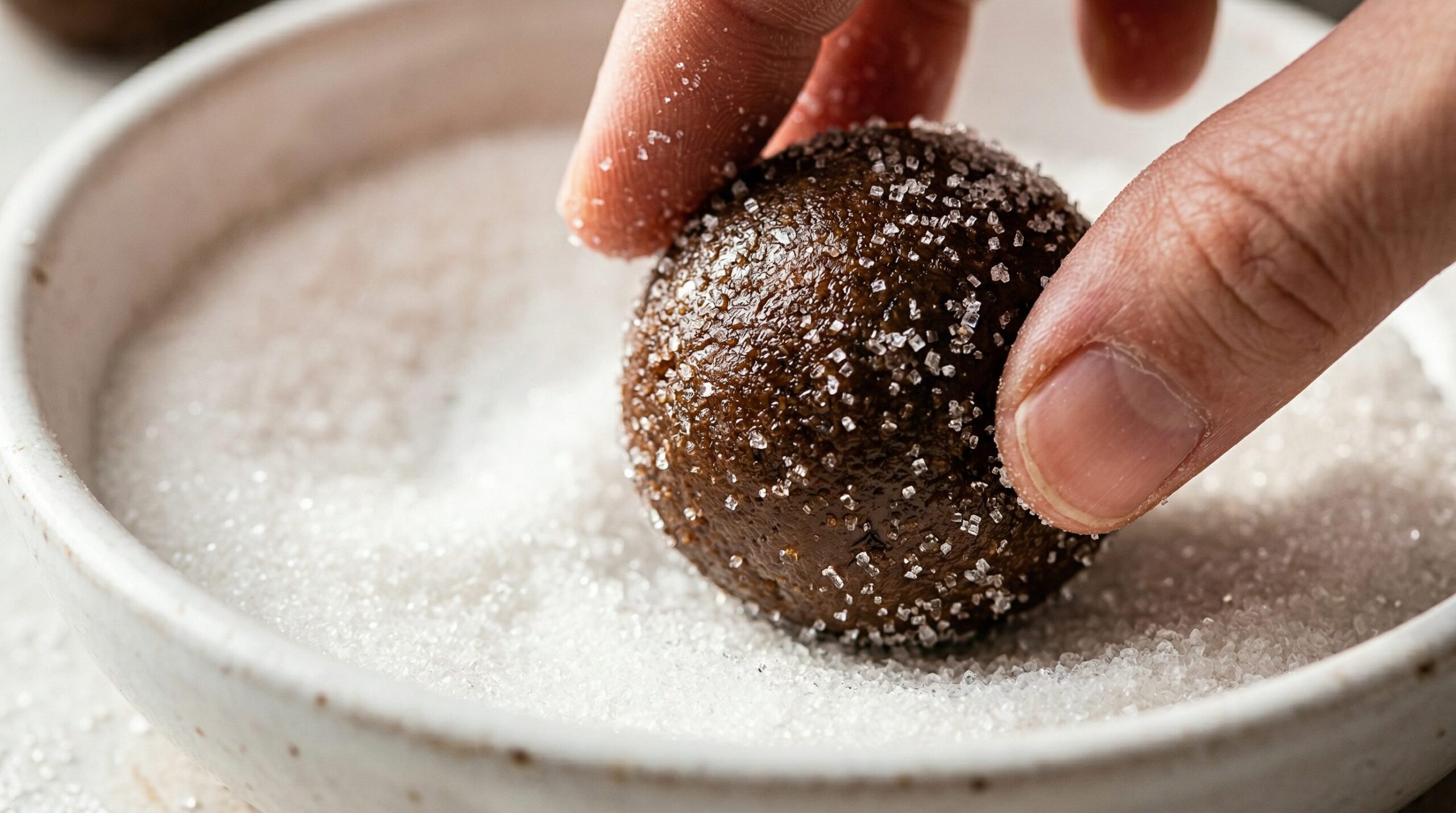 Ginger Cookies being prepared