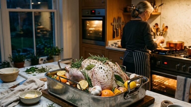 Stunning plated serving of The Final Countdown to Turkey Day, a chef-tested recipe by Chef Jorj Morgan.
