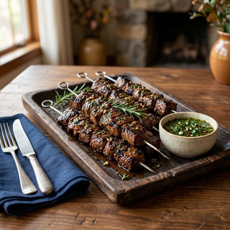 Stunning plated serving of More Meaty Marinades, a chef-tested recipe by Chef Jorj Morgan.
